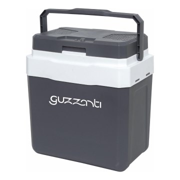 Guzzanti GZ 26B - Přenosná autochladnička 26 l 57W/12V/230V šedá