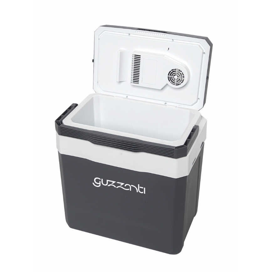 Guzzanti GZ 26B - Přenosná autochladnička 26 l 57W/12V/230V šedá