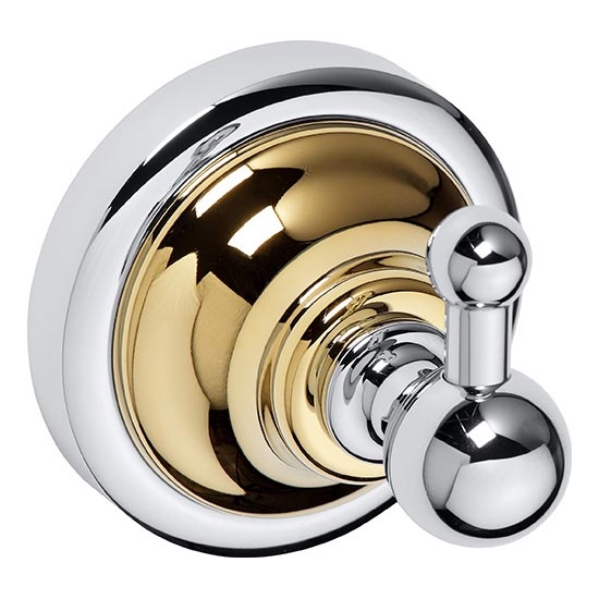 Háček 6,5x6,5 cm stříbrná/zlatá