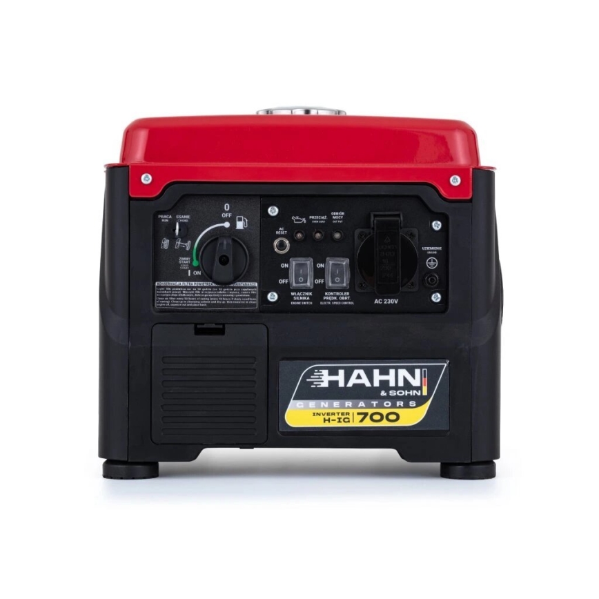 Hahn & Sohn 7305 - Benzínová invertorová elektrocentrála H IG 700 800W