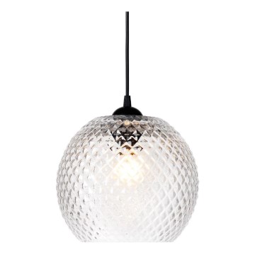 Halo Design 718436 - Lustr na lanku NOBB 1xE27/40W/230V pr. 22 cm čirá