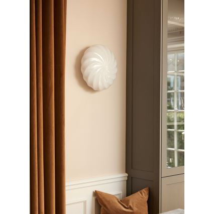 Halo Design 739547 - Nástěnné svítidlo TWIST 3xG9/28W/230V pr. 35 cm bílá/mosaz