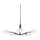 Halo Design 740369 - Lustr na lanku KJOBENHAVN 5xG9/28W/230V pr. 50 cm černá