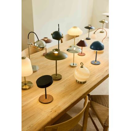 Halo Design 745777 - LED Stmívatelná nabíjecí stolní lampa ON THE MOVE LED/2,5W/4000 mAh černá/dřevo