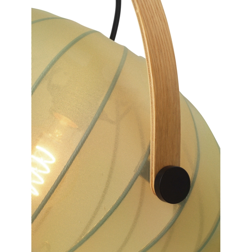 Halo Design 746361 - Lustr na lanku DC 1xE27/40W/230V pr. 40 cm zelená/dub