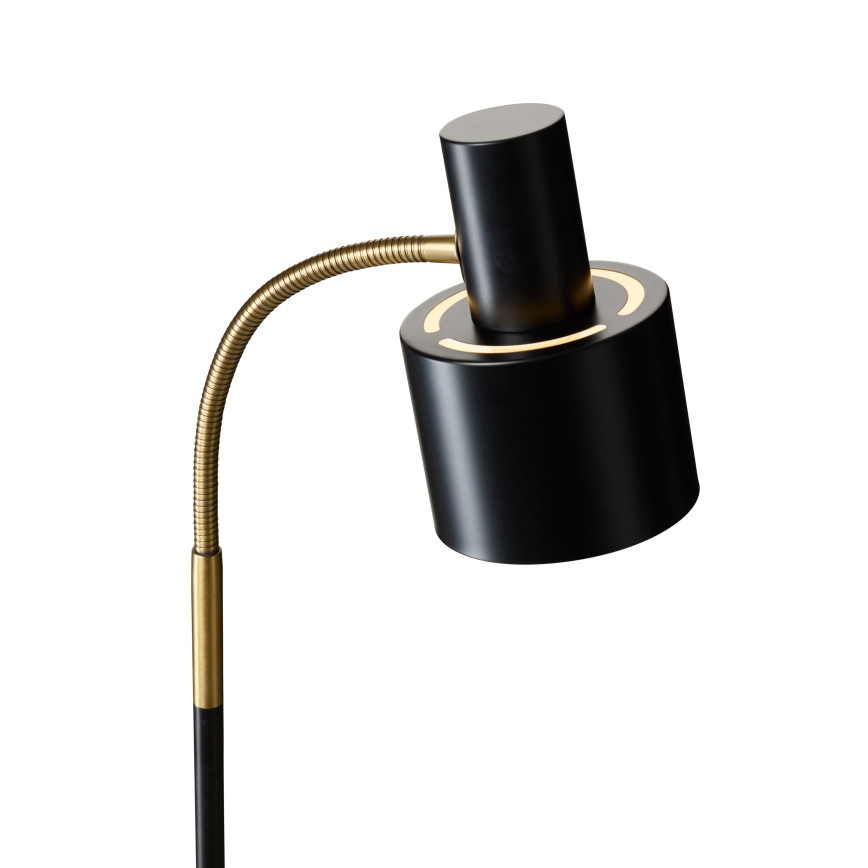 Halo Design 746866 - Stojací lampa VOGUE 1xE27/40W/230V černá/mosaz