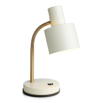 Halo Design 746910 - Stolní lampa VOGUE 1xE27/40W/230V krémová/mosaz