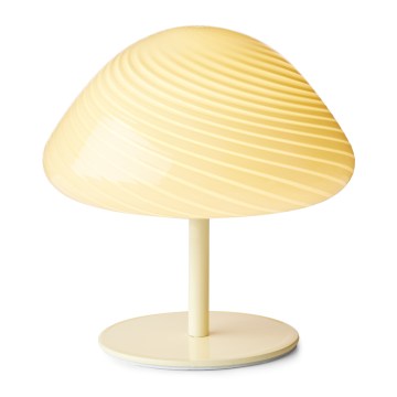 Halo Design 747016 - Stolní lampa CANDY MINI MUSH 1xE14/25W/230V pr. 20 cm béžová