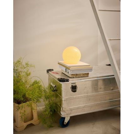 Halo Design 748808 - Stolní lampa CANDY 1xE14/25W/230V pr. 20 cm béžová