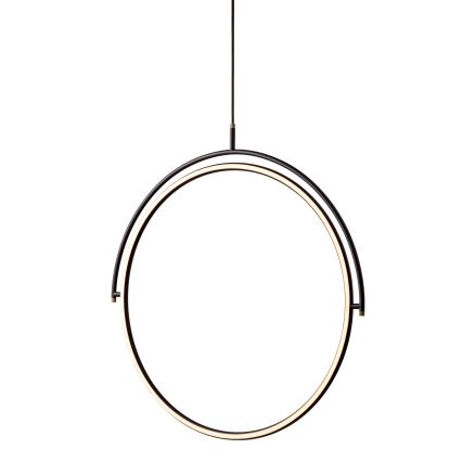 Halo Design 749539 - LED Stmívatelný lustr na lanku TILT LED/40W/230V pr. 40 cm černá