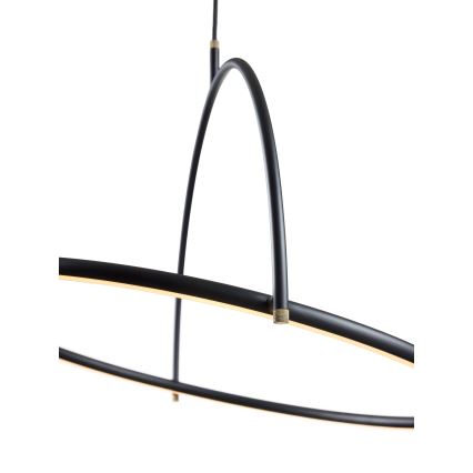 Halo Design 749539 - LED Stmívatelný lustr na lanku TILT LED/40W/230V pr. 40 cm černá