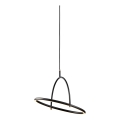Halo Design 749539 - LED Stmívatelný lustr na lanku TILT LED/40W/230V pr. 40 cm černá