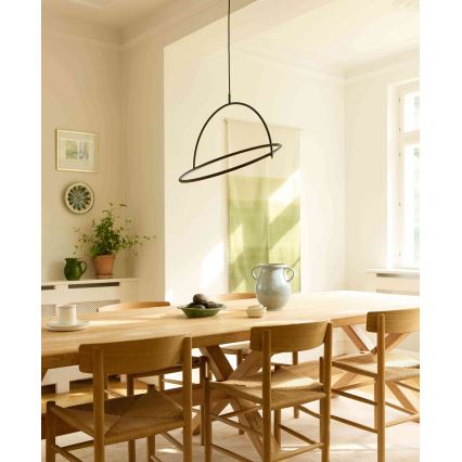 Halo Design 749546 - LED Stmívatelný lustr na lanku TILT LED/40W/230V pr. 60 cm černá