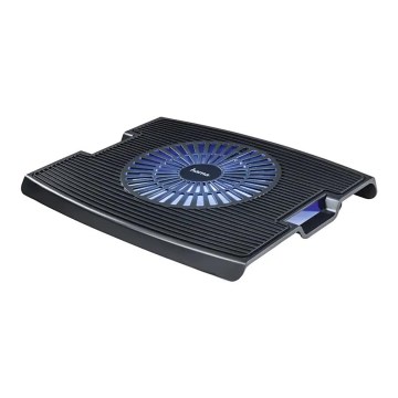 Hama - Chladící podložka pro notebook 1x ventilátor USB černá