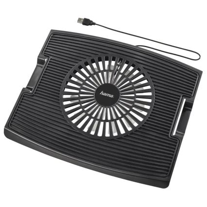 Hama - Chladící podložka pro notebook 1x ventilátor USB černá