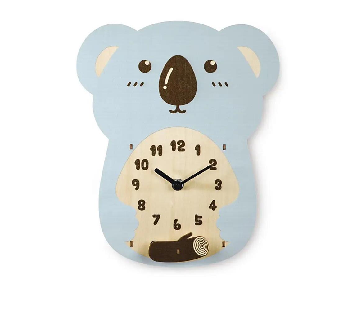 Hama Hama - Dětské nástěnné hodiny 1xAA koala HM0109