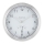 Hama - Koupelnové nástěnné hodiny s teploměrem 1xAA IPX4 stříbrná