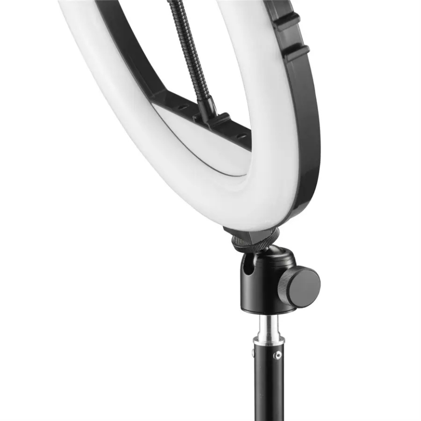Hama - LED Stmívatelné kruhové světlo se stativem LED/10W/5V pr. 30 cm + dálkové ovládání