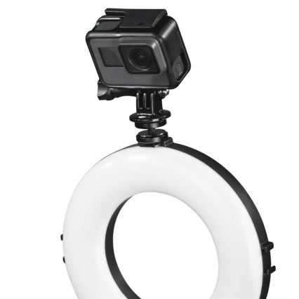 Hama - LED Stmívatelné kruhové světlo se stativem LED/5,8W/5V pr. 17 cm + dálkové ovládání