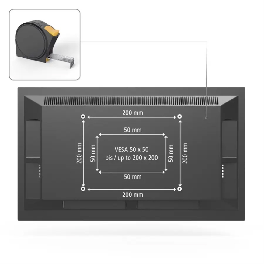 Hama - Nástěnný držák pro TV 19-37” bílá