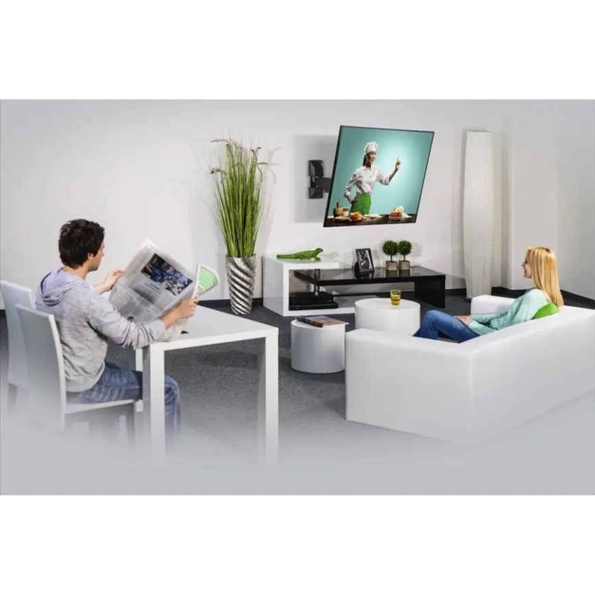 Hama - Nástěnný držák pro TV s kloubem 19-48" černá