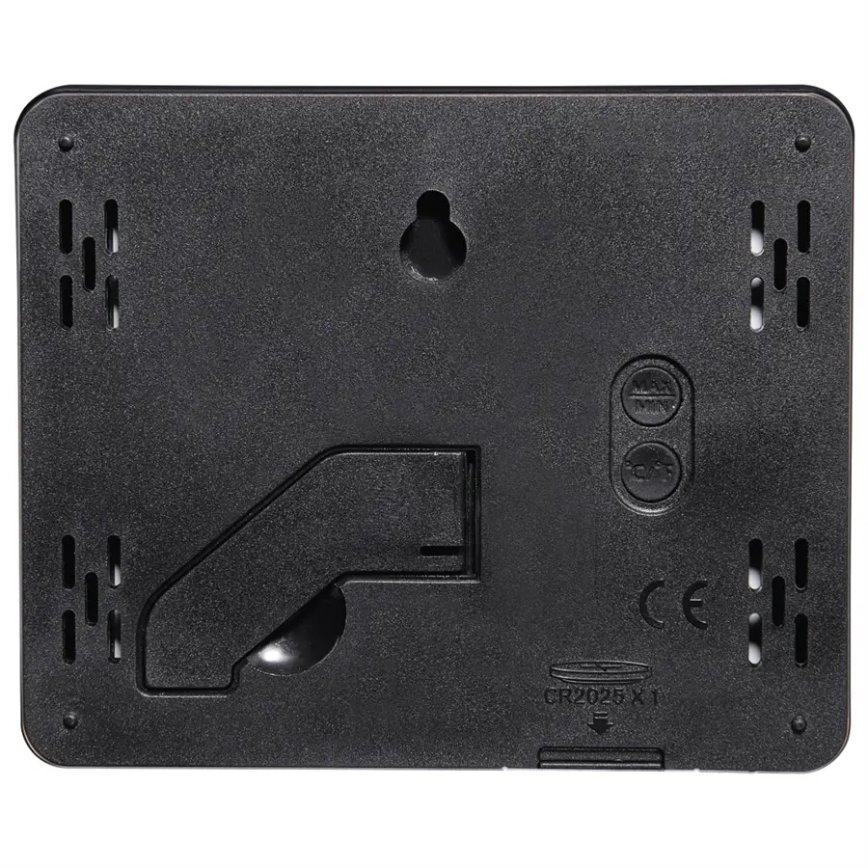 Hama - Vnitřní teploměr s vlhkoměrem 1xCR2025 černá