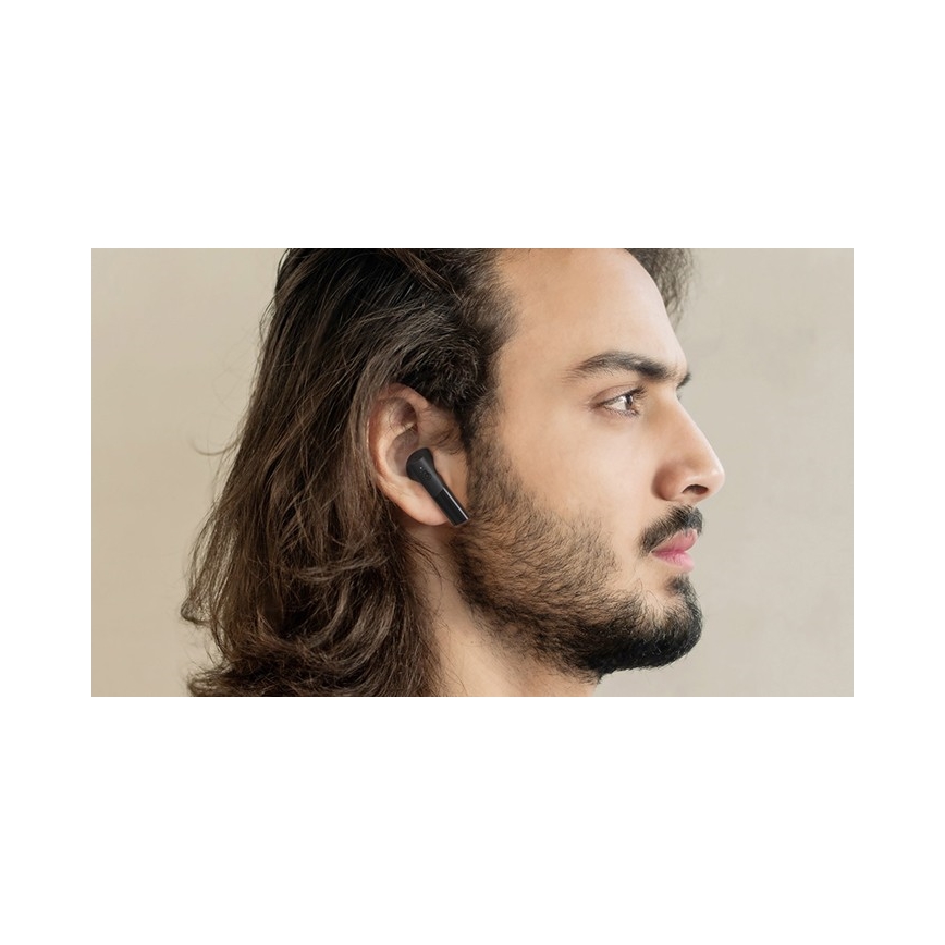 Haylou - Voděodolná bezdrátová sluchátka GT6 Bluetooth IPX4 černá