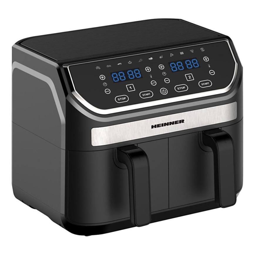 Heinner HAF-KDB1700BK - Duální horkovzdušná fritéza 8,5 l 1700W/230V černá