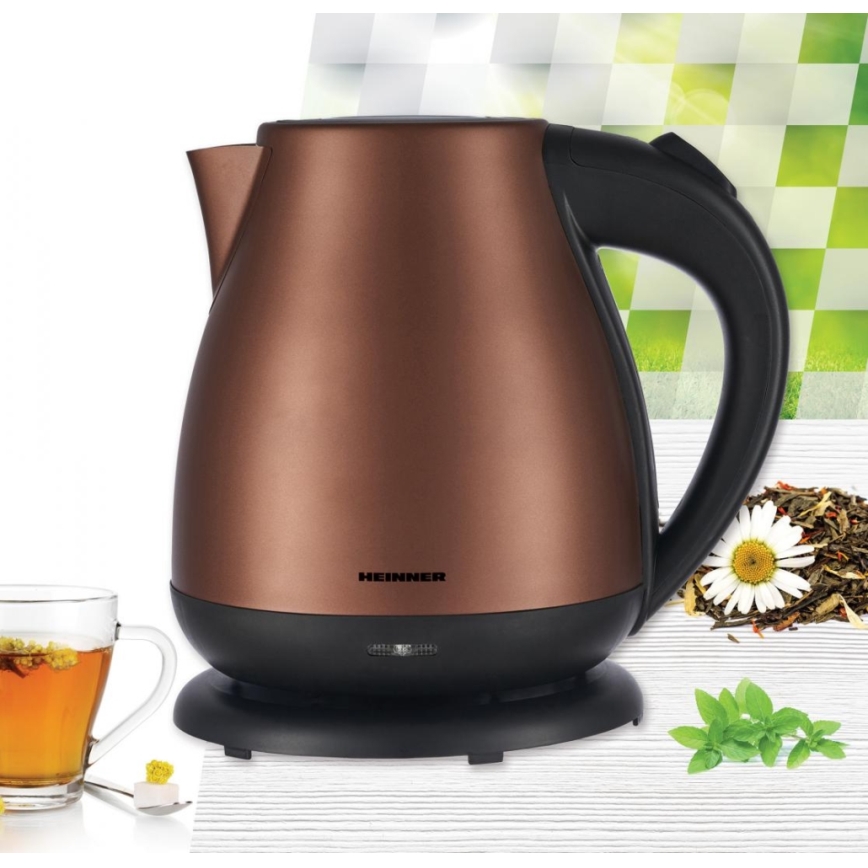 Heinner HEK-17IXC - Rychlovarná konvice 1,7 l 2200W/230V měděná
