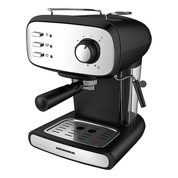 Heinner HEM-1100BKX - Pákový kávovar espresso 850W/230V černá/matný chrom
