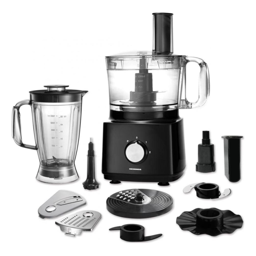 Heinner HFP-750BK - Kuchyňský robot 750W/230V černá