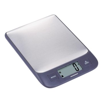 Heinner HKS-5IXBK - Digitální kuchyňská váha 2xAAA šedá/matný chrom