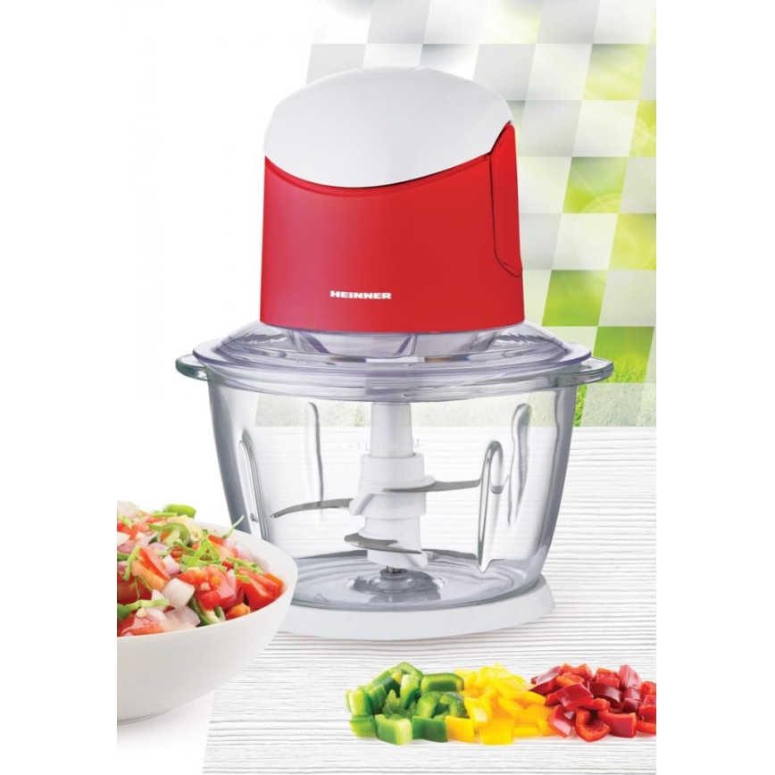 Heinner HMC-K500WHR - Sekáček 500W/230V červená