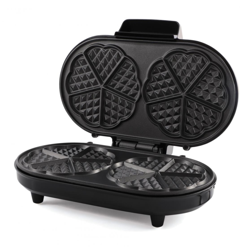 Heinner HWF-1000CR - Vaflovač 1000W/230V černá/rose gold