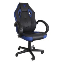 Herní židle VARR Indianapolis černá/modrá