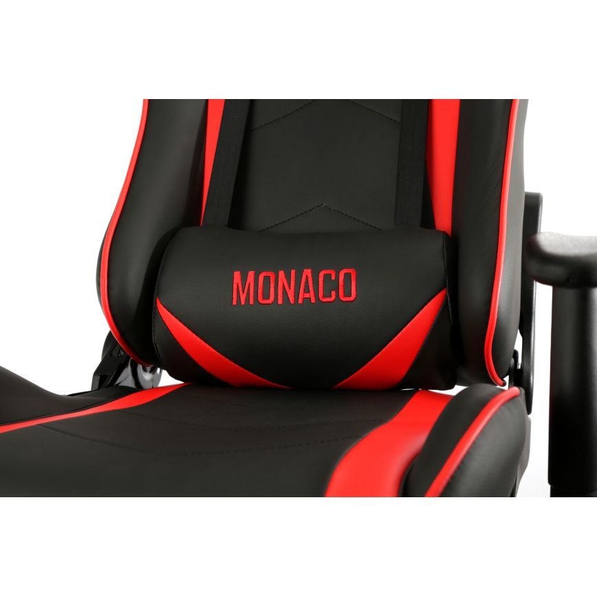 Herní židle VARR Monaco černá/červená