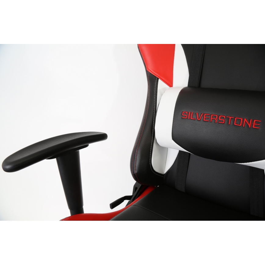 Herní židle VARR Silverstone černá/červená