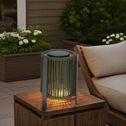 Hesperide - LED Solární lampa LINY LED/3,7V 2600 mAh IP54 zelená