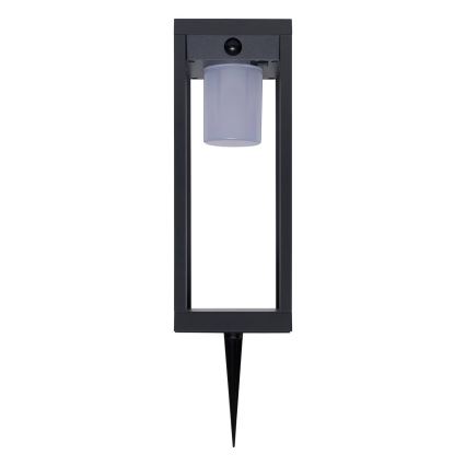 Hesperide - LED Solární lucerna se senzorem pohybu PIKY LED/3,7V 2600 mAh 40 cm IP65 antracit