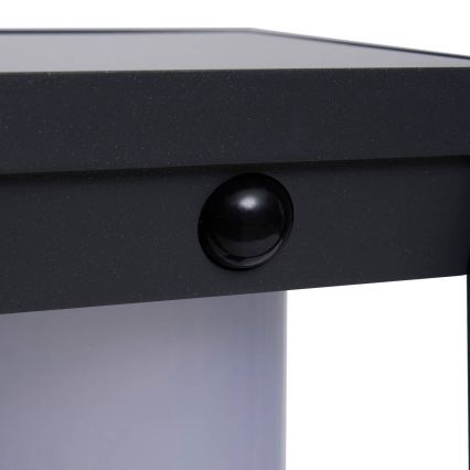 Hesperide - LED Solární lucerna se senzorem pohybu PIKY LED/3,7V 2600 mAh 40 cm IP65 antracit