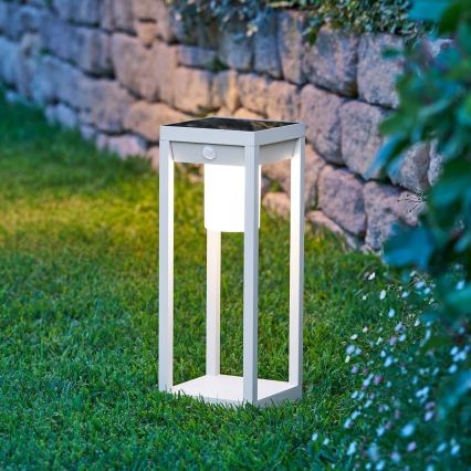 Hesperide - LED Solární lucerna se senzorem pohybu a soumraku PIKY LED/3,7V 2600 mAh 40 cm IP65 béžová