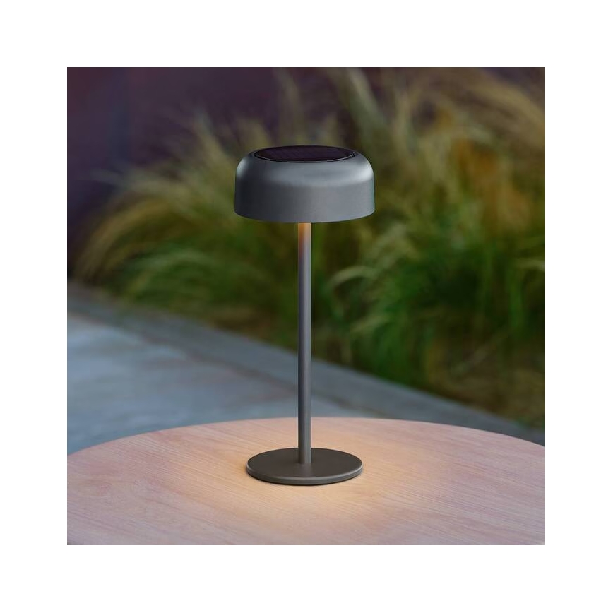 Hesperide - LED Solární stolní lampa BOLTY LED/3,7V 2600 mAh IP65 antracit