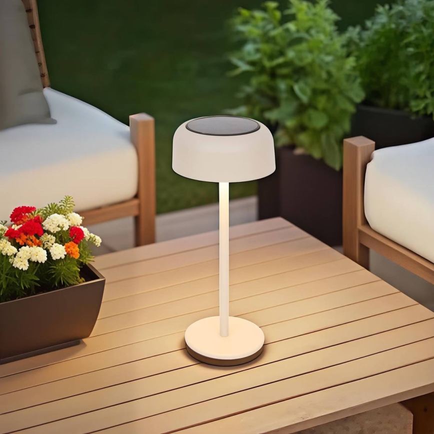 Hesperide - LED Solární stolní lampa BOLTY LED/3,7V 2600 mAh IP65 béžová