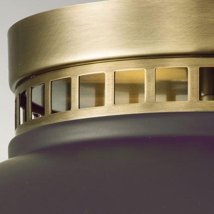 Hinkley - Stropní svítidlo AMELIA 2xE27/40W/230V černá/mosaz