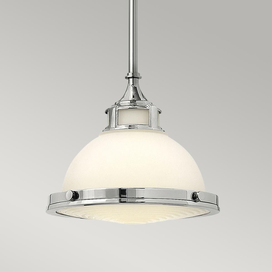Hinkley - Lustr na tyči AMELIA 1xE27/60W/230V lesklý chrom
