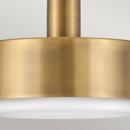 Hinkley - Lustr na tyči CEDRIC 2xE27/60W/230V pr. 33 cm mosaz