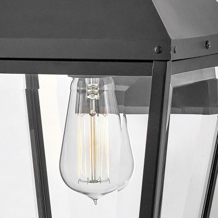 Hinkley - Venkovní nástěnné svítidlo DAWSON M 1xE27/60W/230V IP44 černá