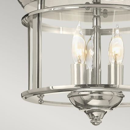 Hinkley - Stropní svítidlo GENTRY 3xE14/40W/230V lesklý chrom