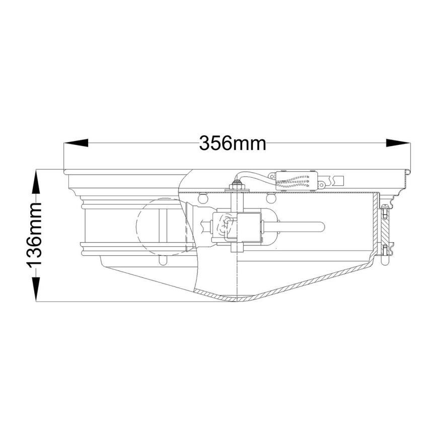 Hinkley - Stropní svítidlo HADLEY 3xE27/40W/230V lesklý chrom