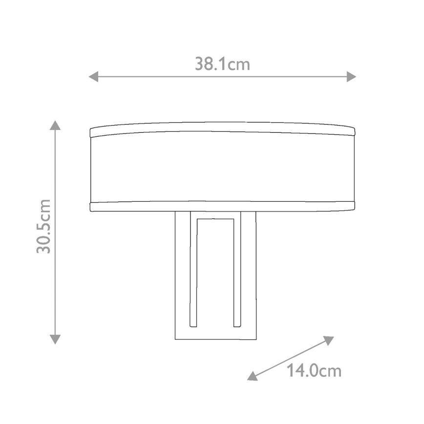 Hinkley - Nástěnné svítidlo HAMPTON 2xE14/40W/230V zlatá